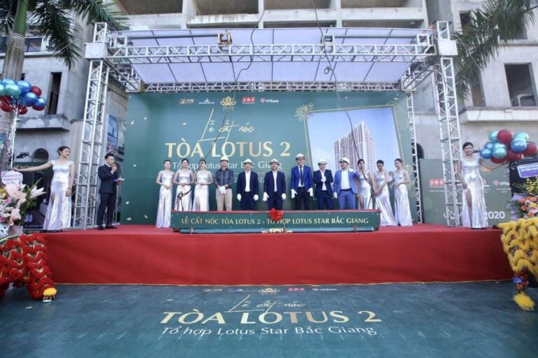 Lễ cất nóc dự án Lotus Star Bắc Giang